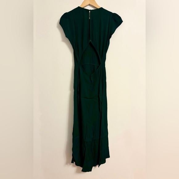 Reformation Emerald Green Gavin Dress‎ Size 2 - Picture 3 of 5